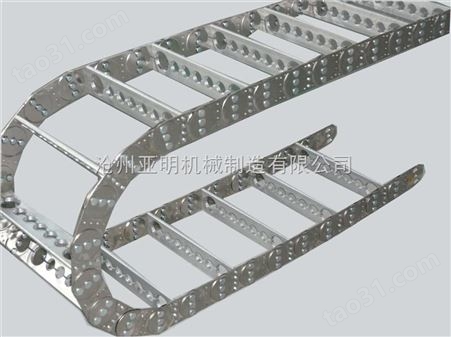 增强型桥式机床钢制拖链